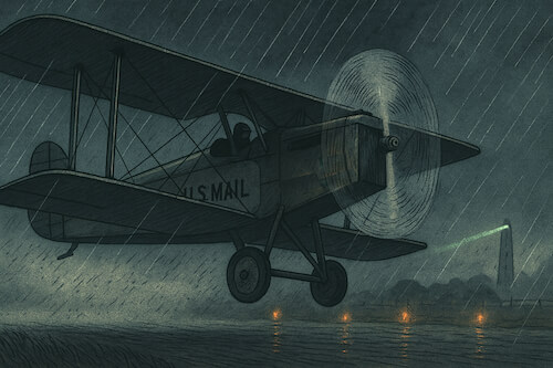 de Havilland DH-4 biplane, 1920s